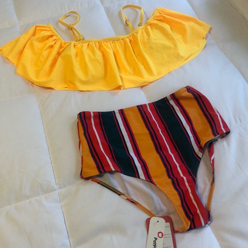 High waisted 2 piece